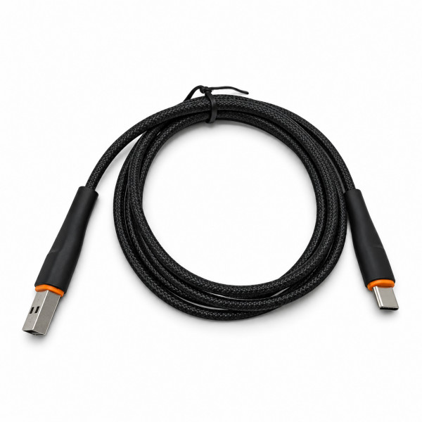 Kábel USB-A – USB-C Miccell VQ-D06, 2,4 A, 1 m, čierny