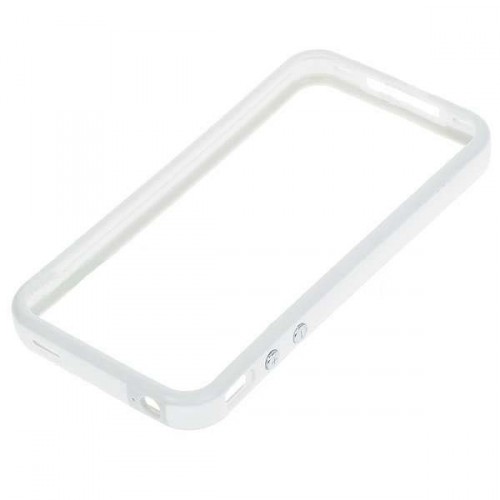 Štýlový Ochranný rám pre iPhone 4 - biely